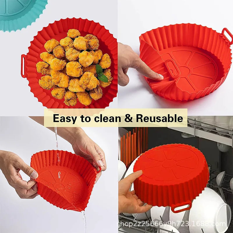 Reusable Silicone Air Fryer Liner Pot