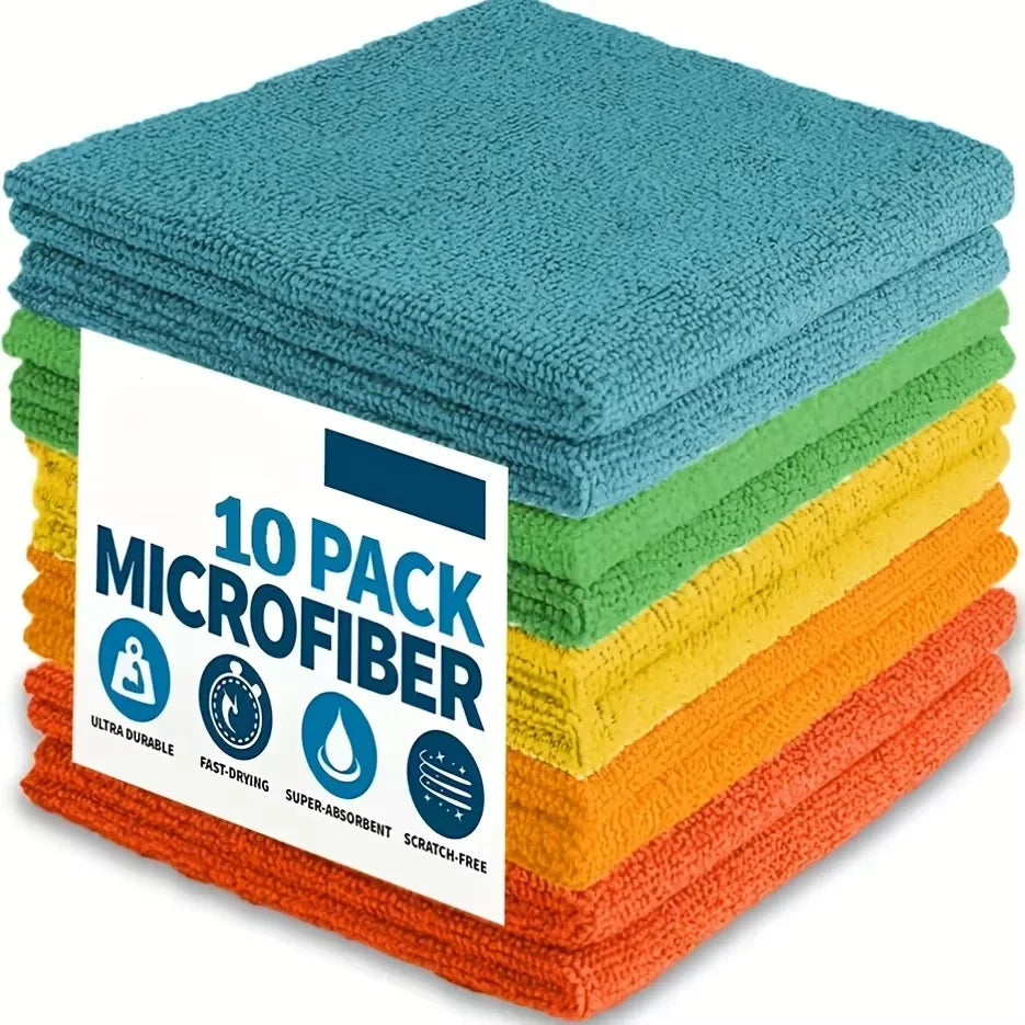 Ultra-Absorbent Microfiber Cleaning Cloth Set