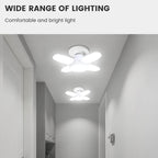 Foldable Fan-Shape E27 LED Ceiling Light Bulb