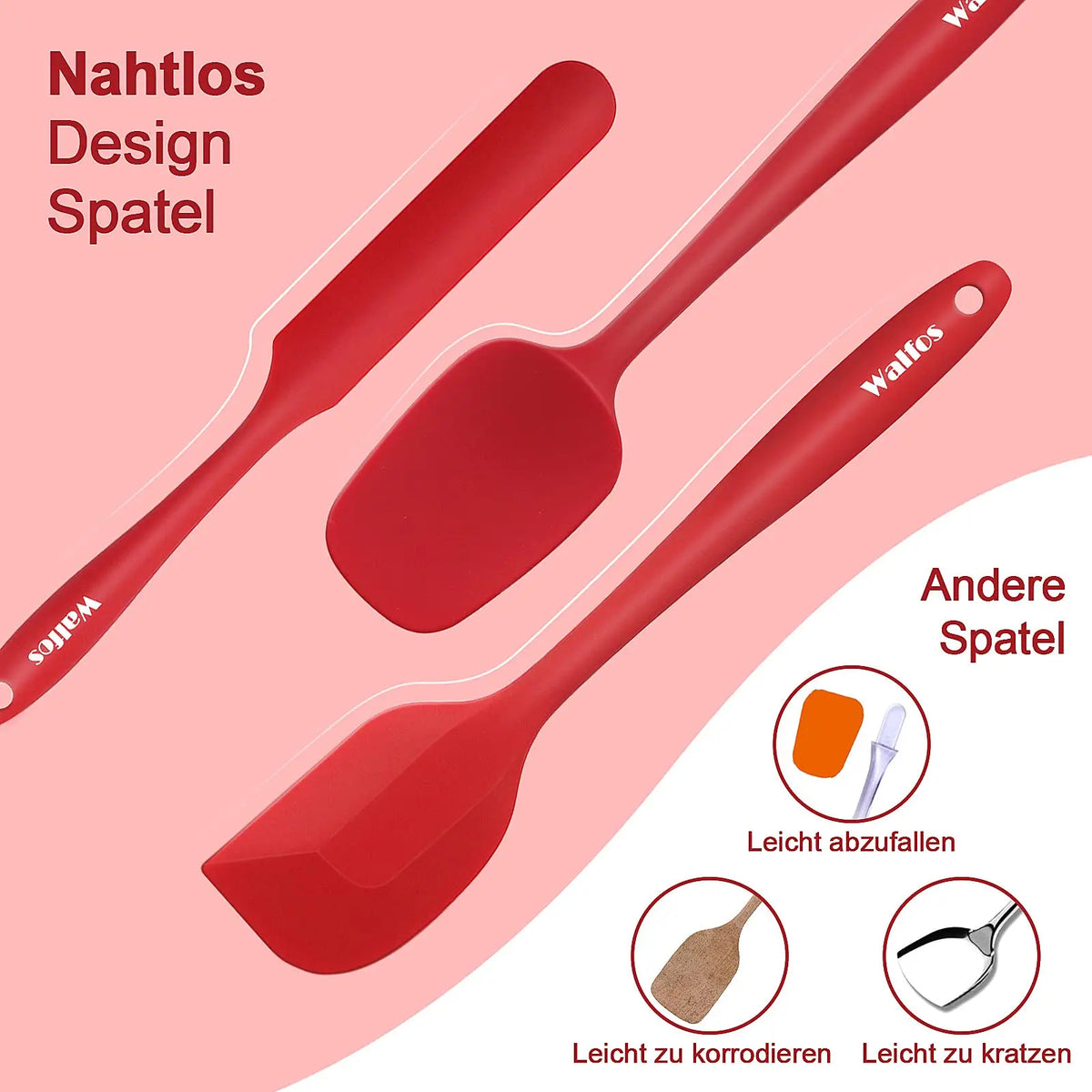 5-Piece Premium Silicone Kitchen Utensil Set