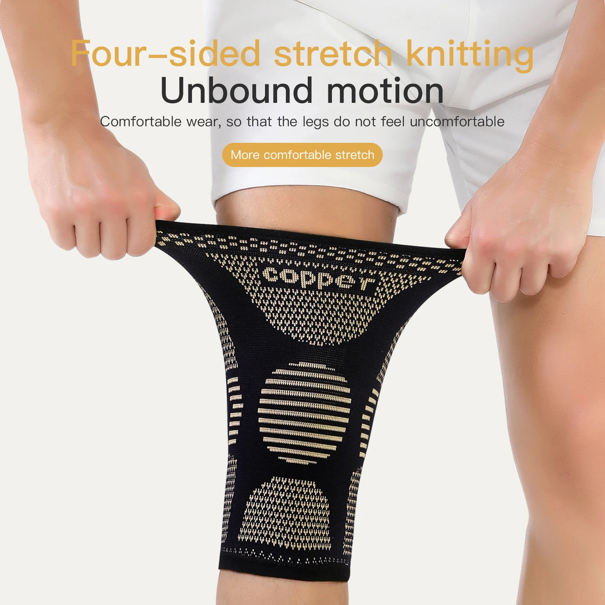 Copper Compression Knee Brace