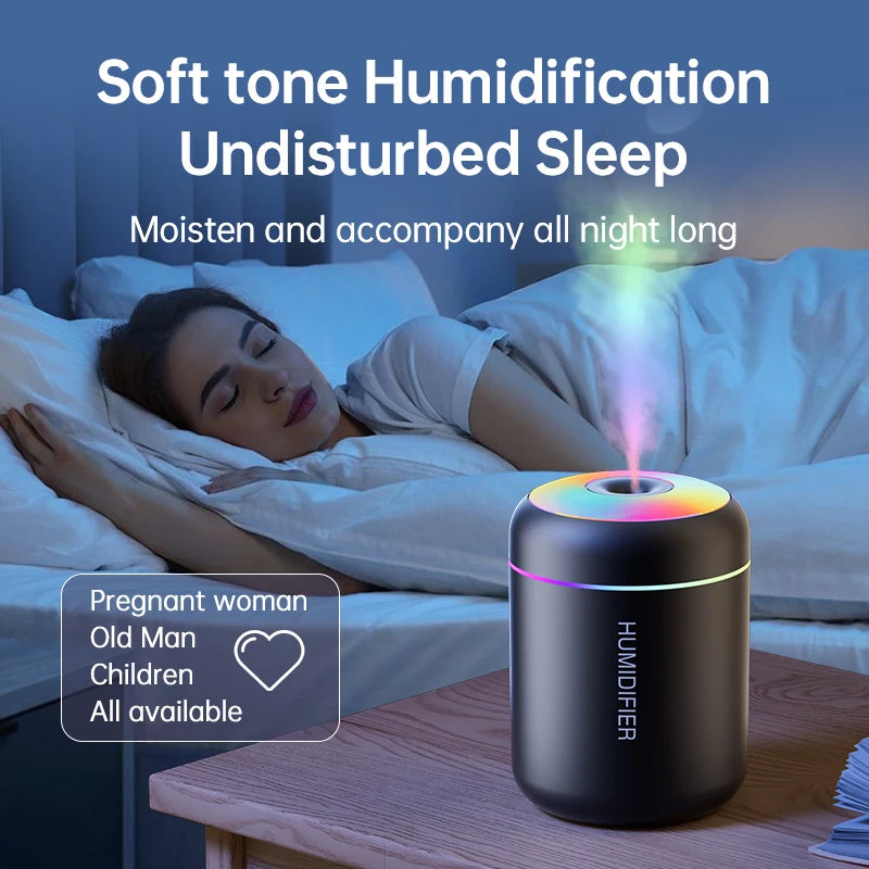 Compact LED Essential Oil Diffuser