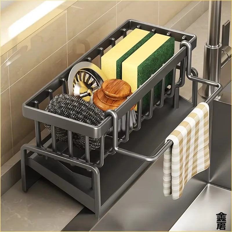 Stainless Steel Faucet Sink Organizer
