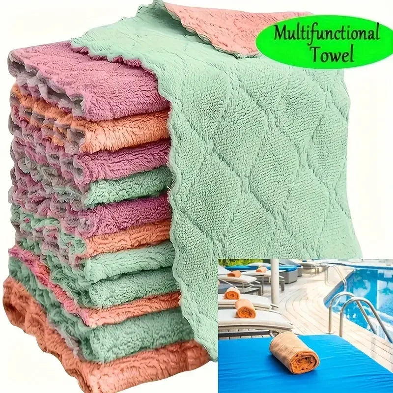 Ultra-Absorbent Microfiber Cleaning Cloth Set