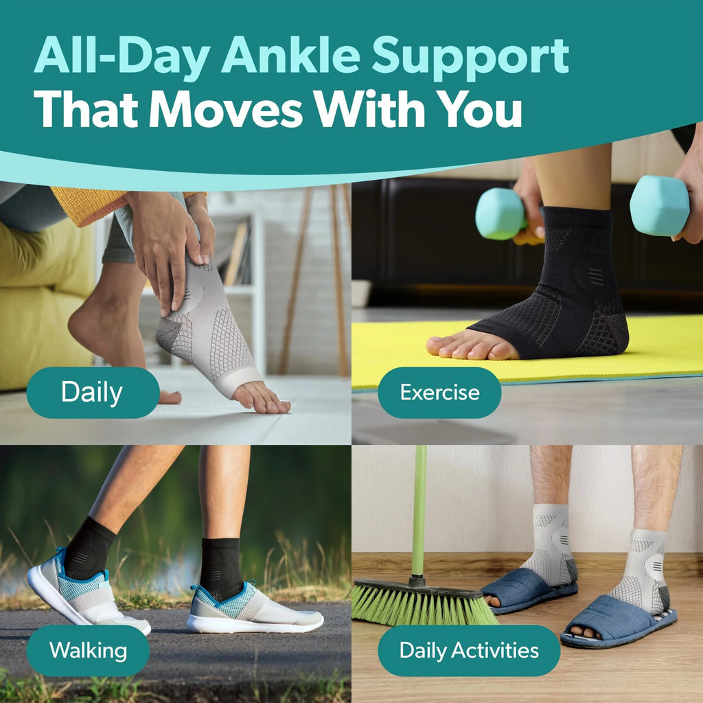 Ankle Compression Socks (1 Pair)