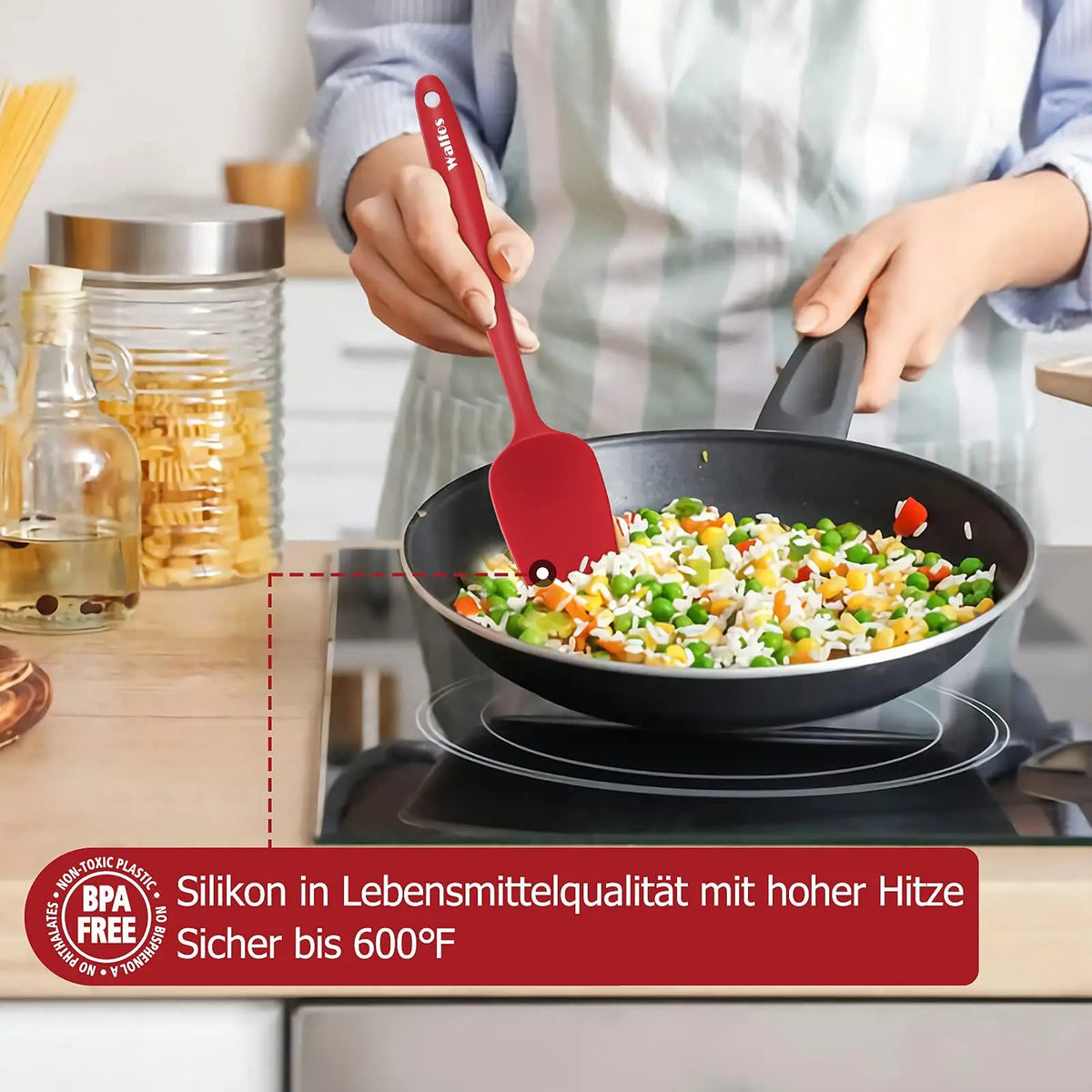 5-Piece Premium Silicone Kitchen Utensil Set