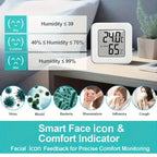 Indoor Mini Temperature and Humidity Meter,