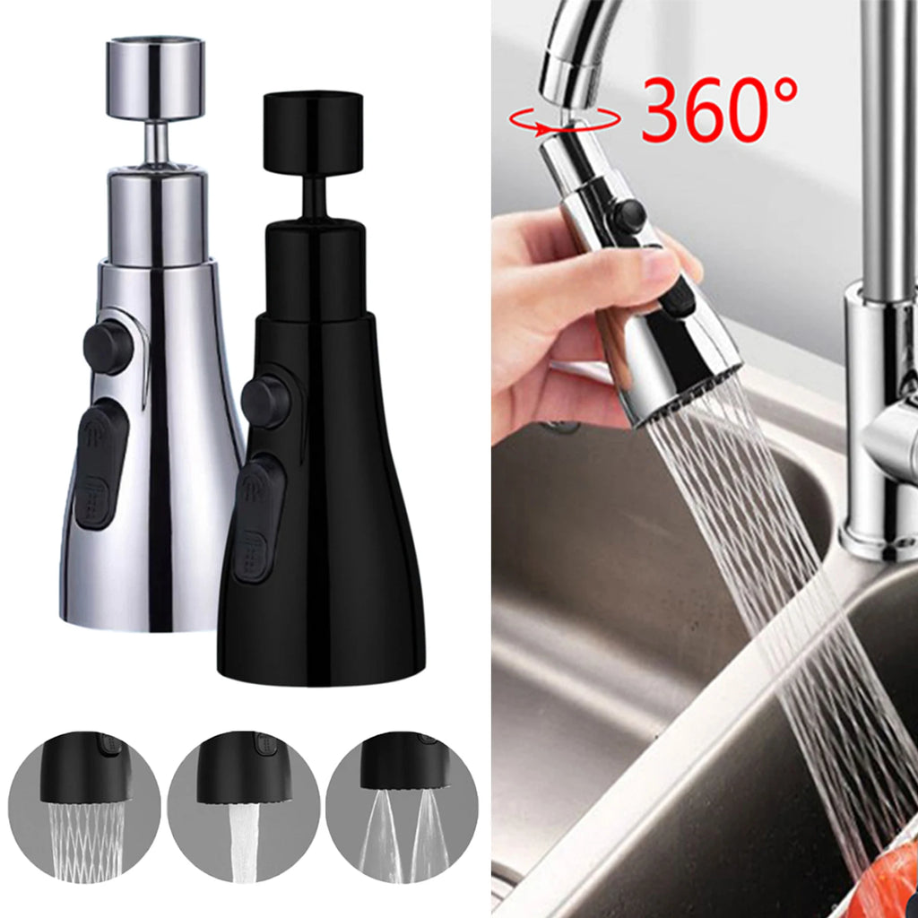 3-in-1 Rotating Faucet Aerator