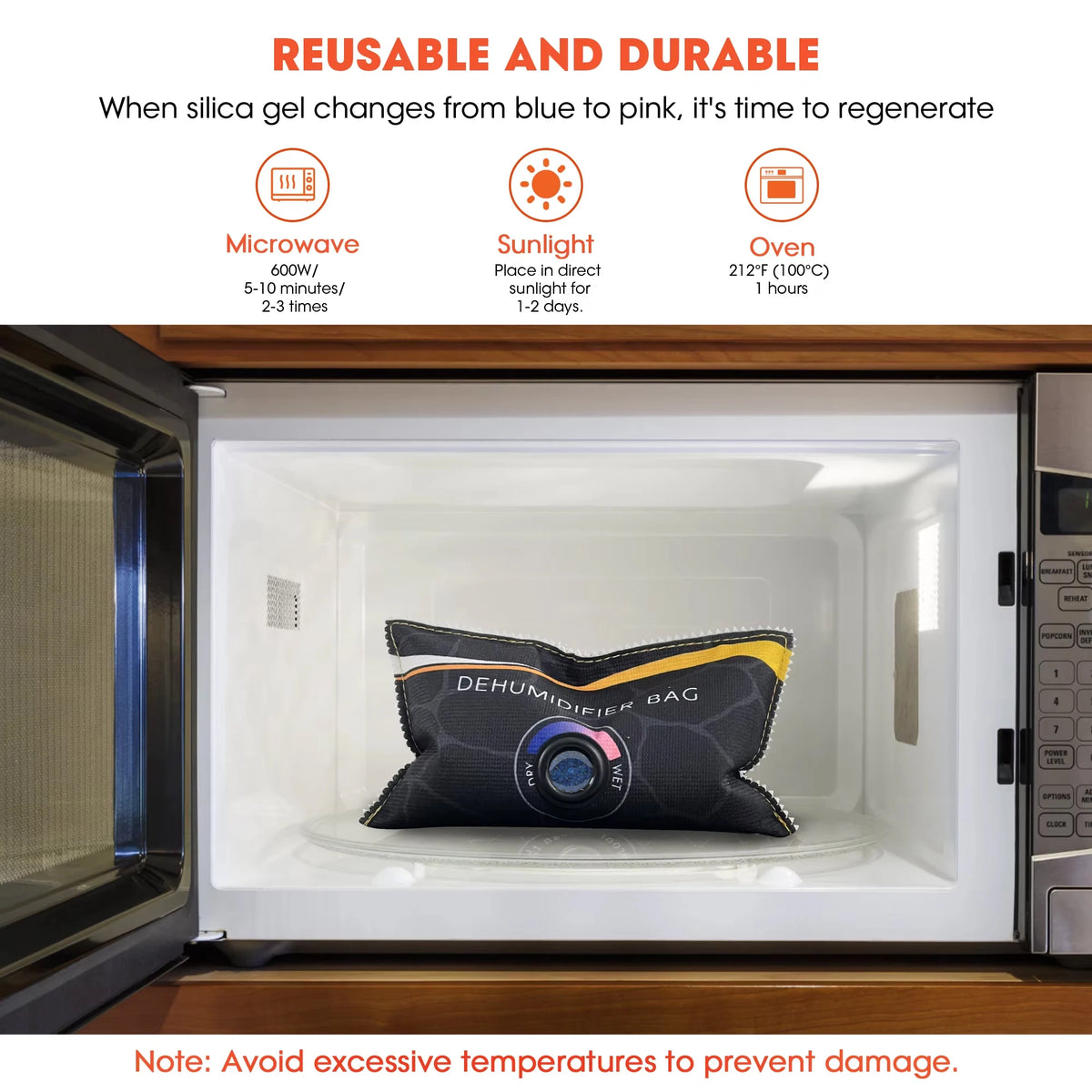 Reusable Car & Home Dehumidifier Bags