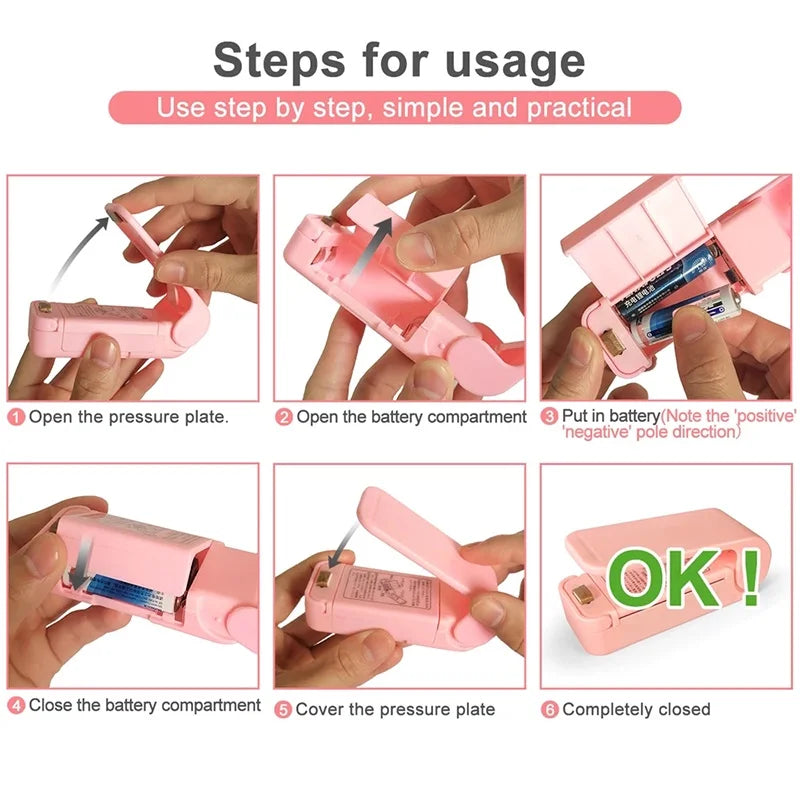 Compact Heat Sealer for Food Bags