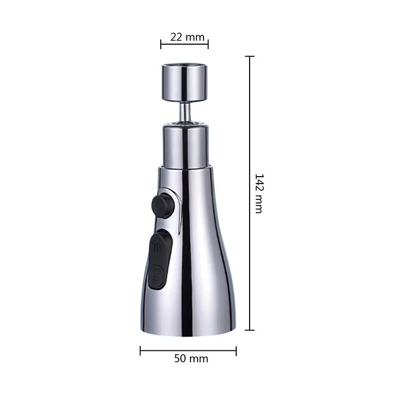 3-in-1 Rotating Faucet Aerator