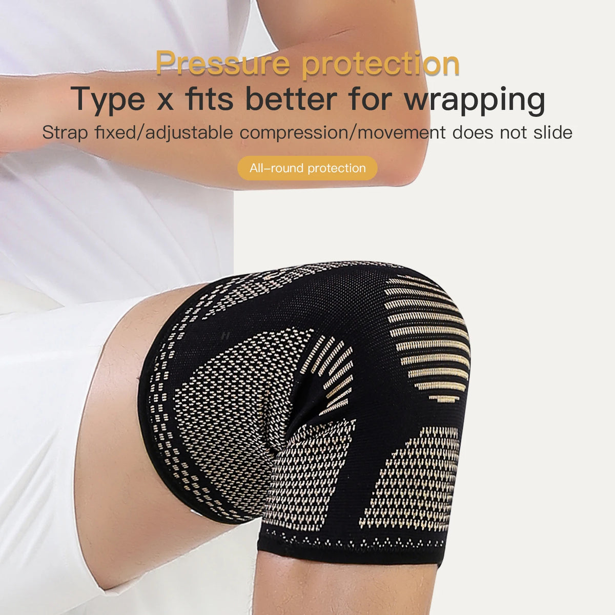 Copper Compression Knee Brace