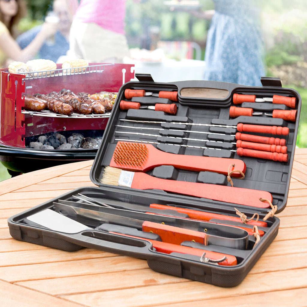 Premium 18-Piece Barbecue BBQ Tool Set