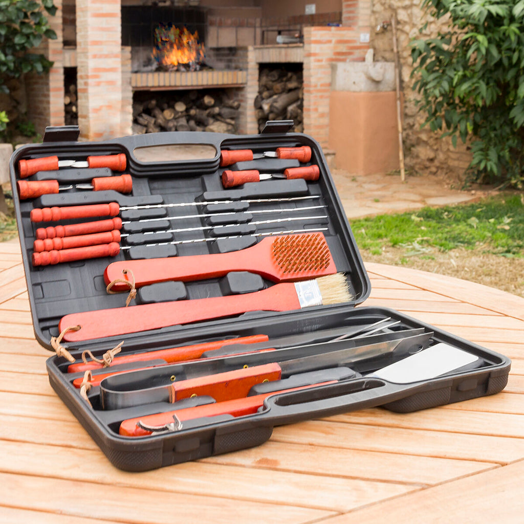 Premium 18-Piece Barbecue BBQ Tool Set