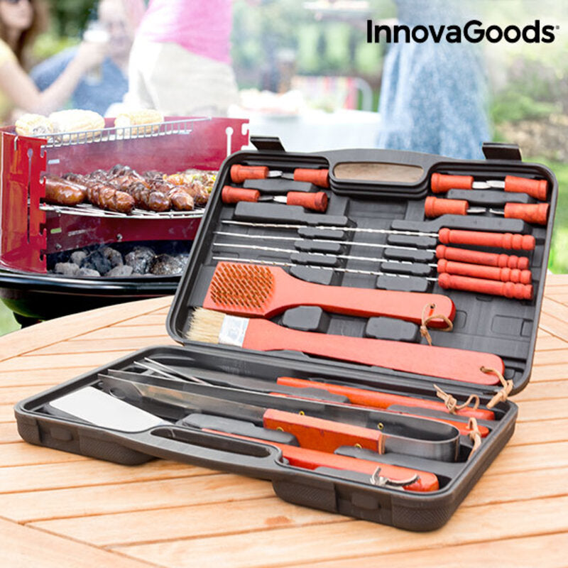 Premium 18-Piece Barbecue BBQ Tool Set