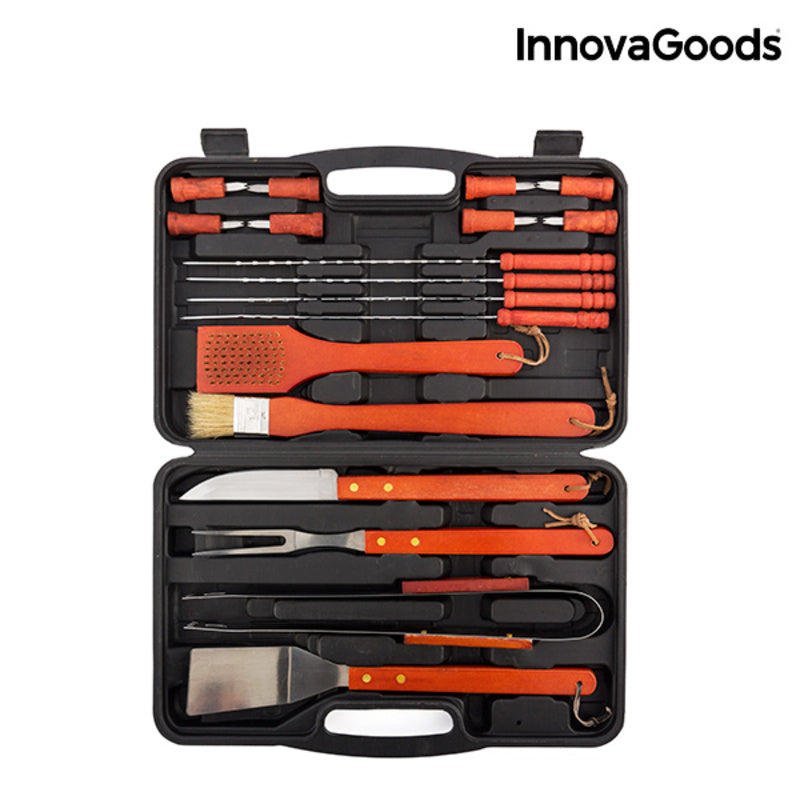 Premium 18-Piece Barbecue BBQ Tool Set